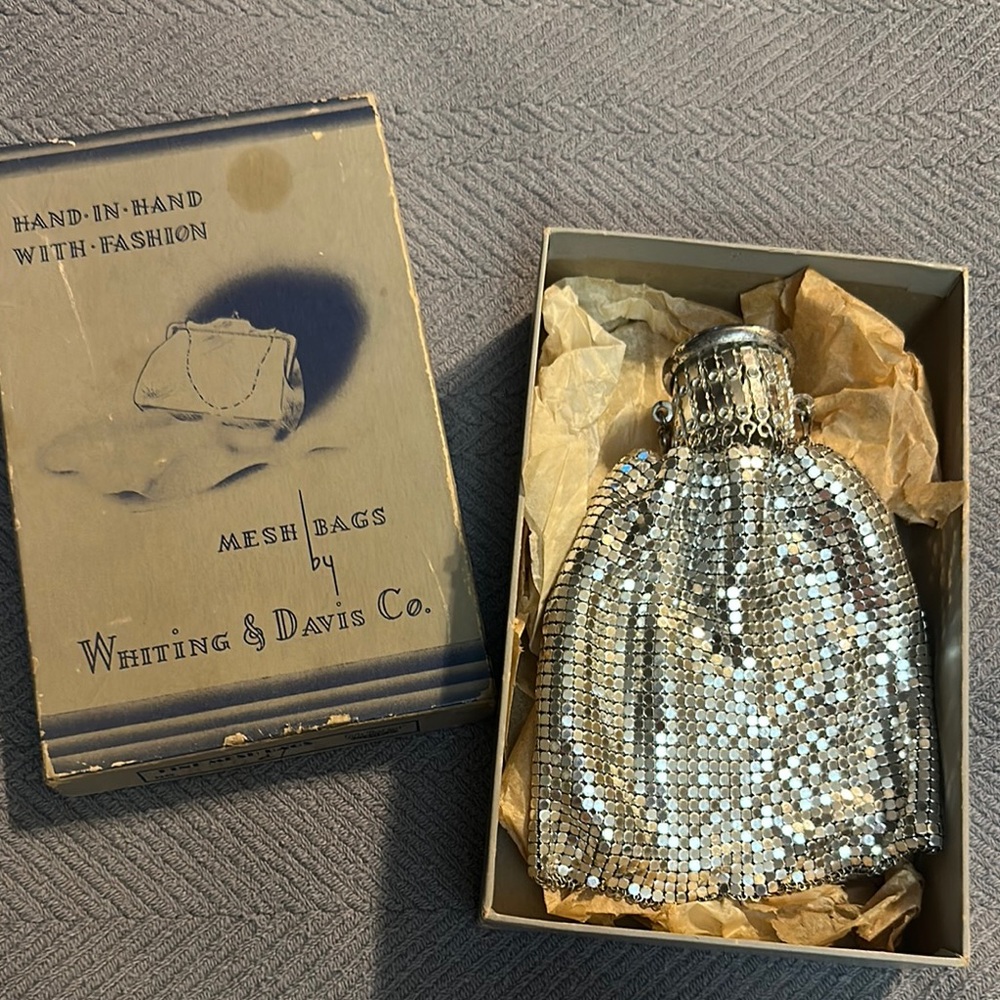 Whiting & Davis Silver Vintage Purse